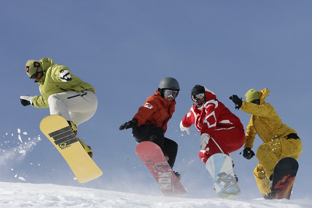  Clases de snowboard para adolescentes y adultos 